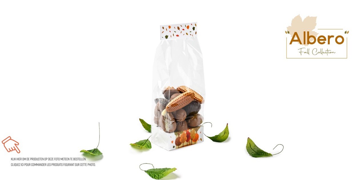 Chocolade Verpakking koekjes herfst collectie Albero